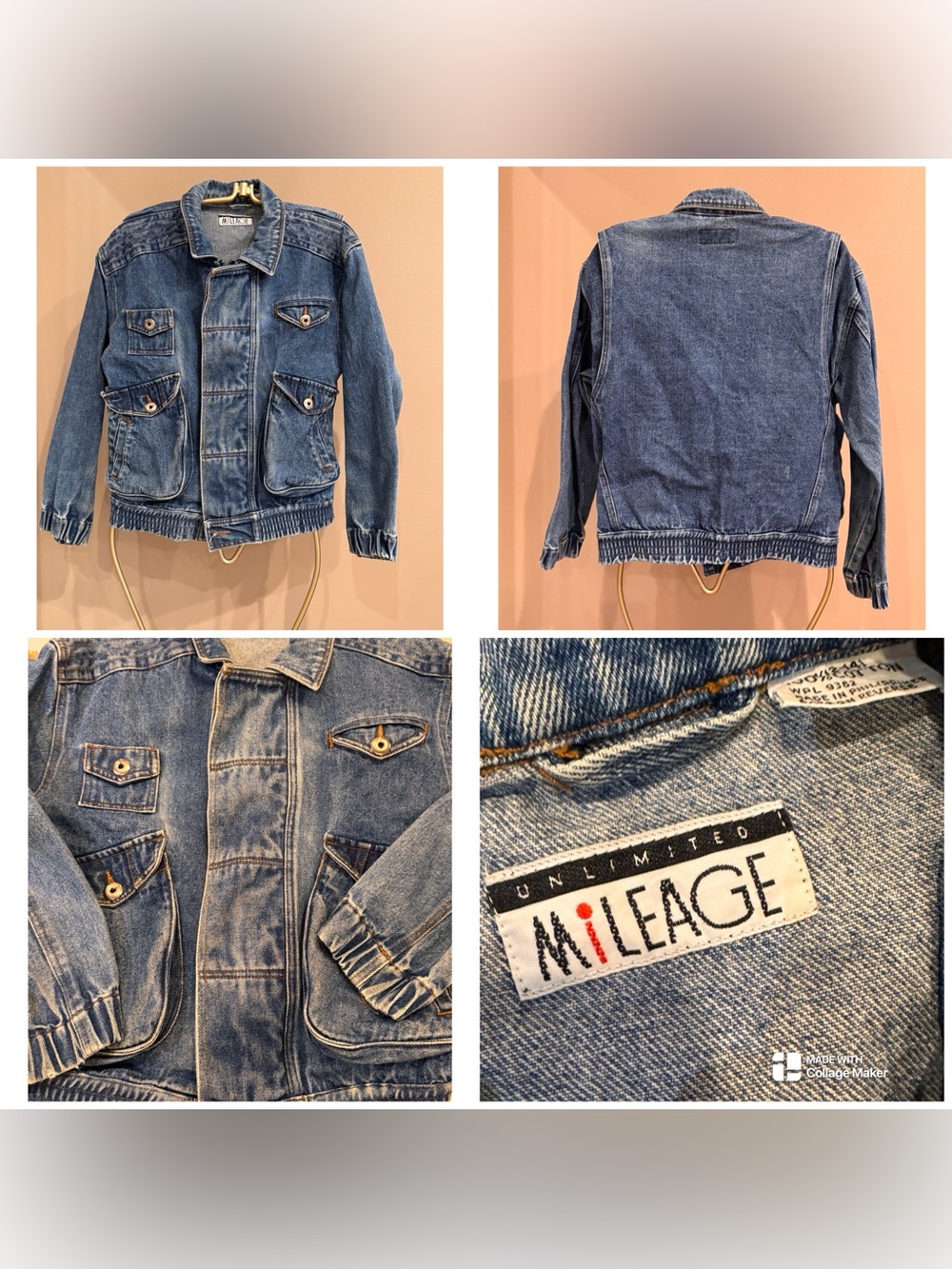 Vintage 90s Mileage Unlimited  with Chore/utility pockets